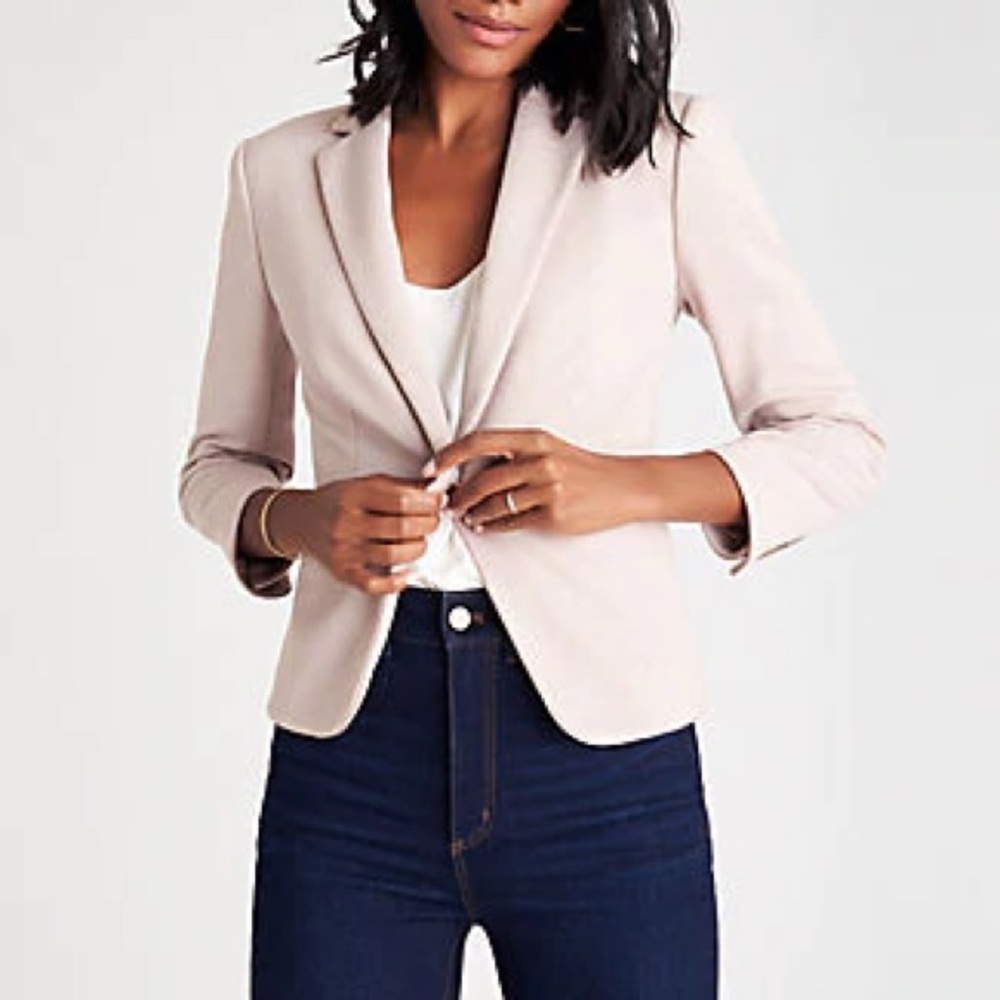 Ann Taylor Modern Taupe Blazer Jacket